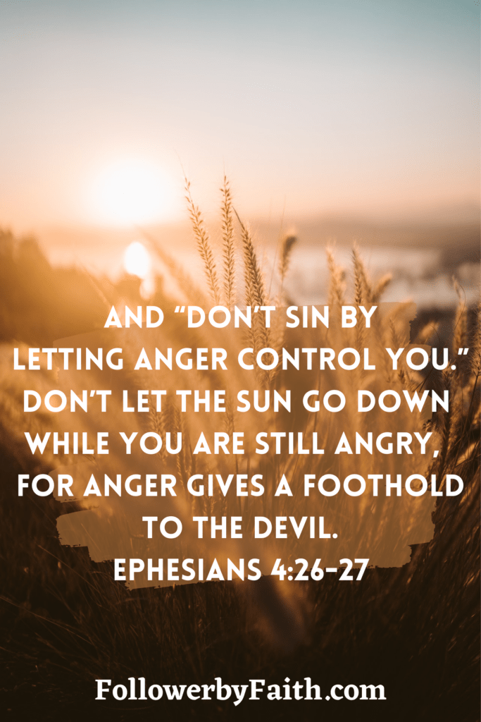 Ephesians 4:26-27 Daily Bible Verse