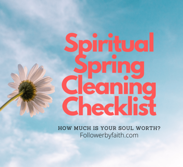 Flower Spiritual Spring Cleaning Checklist